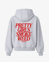 Oversized Hoodie - Pretty Girls Smoke Weed