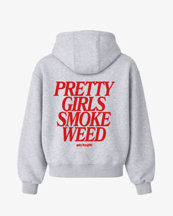 Oversized Hoodie - Pretty Girls Smoke Weed