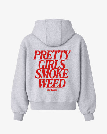 Oversized Hoodie - Pretty Girls Smoke Weed