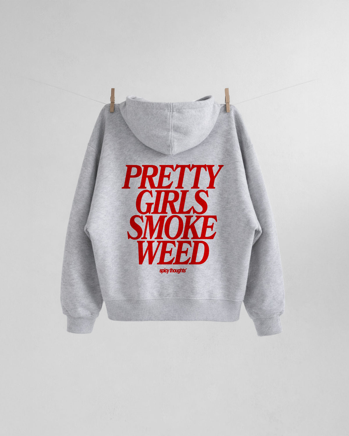 Oversized Hoodie - Pretty Girls Smoke Weed