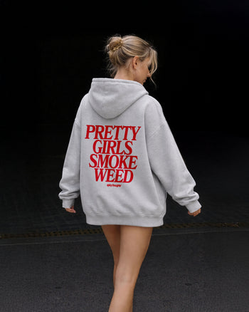 Oversized Hoodie - Pretty Girls Smoke Weed