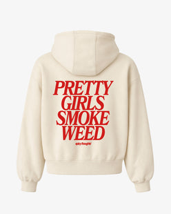 Oversized Hoodie - Pretty Girls Smoke Weed