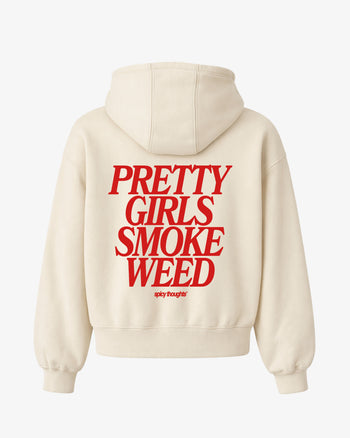 Oversized Hoodie - Pretty Girls Smoke Weed