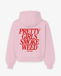Oversized Hoodie - Pretty Girls Smoke Weed
