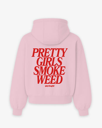 Oversized Hoodie - Pretty Girls Smoke Weed