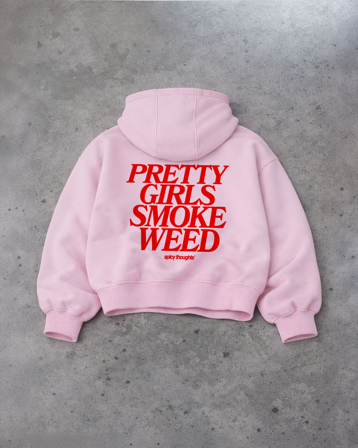 Oversized Hoodie - Pretty Girls Smoke Weed