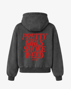 Oversized Hoodie - Pretty Girls Smoke Weed