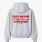 Oversized Hoodie - Good souls are rare. Pretty faces are everywhere
