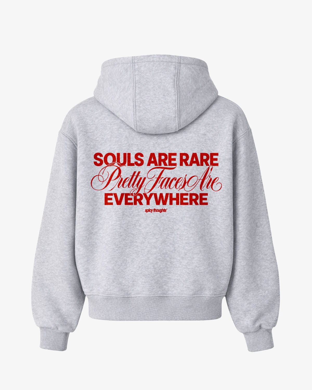 Oversized Hoodie - Good souls are rare. Pretty faces are everywhere