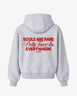 Oversized Hoodie - Good souls are rare. Pretty faces are everywhere