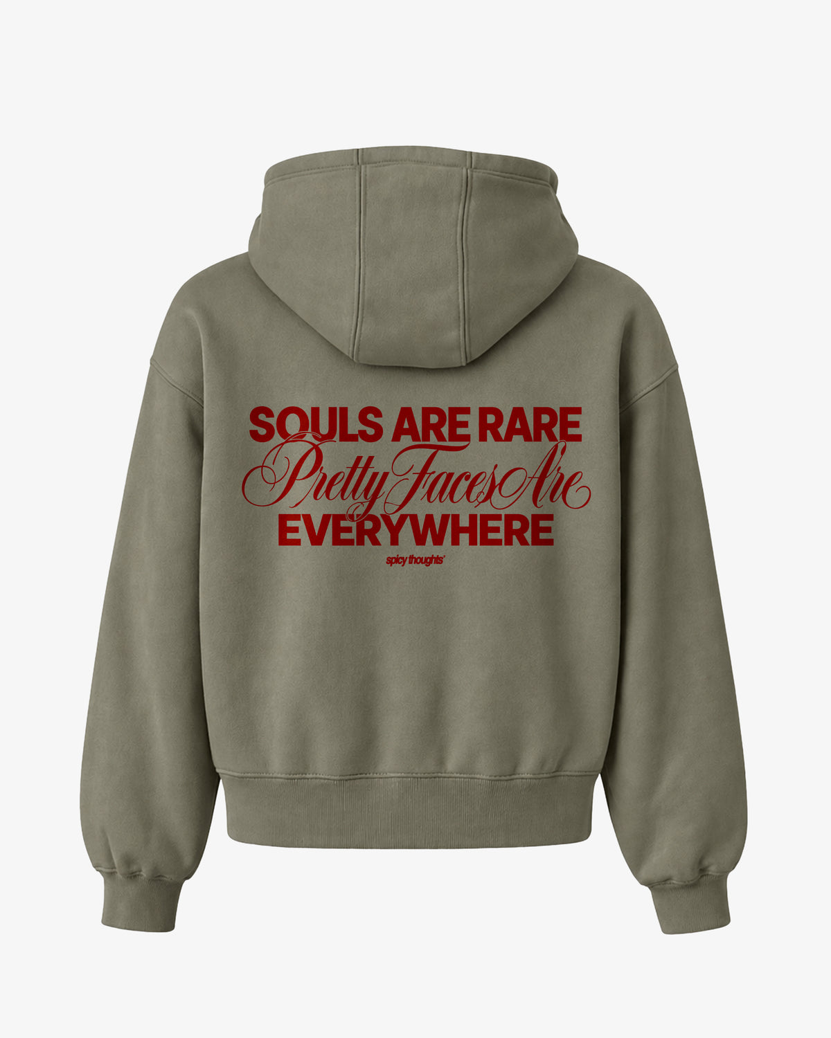 Oversized Hoodie - Good souls are rare. Pretty faces are everywhere