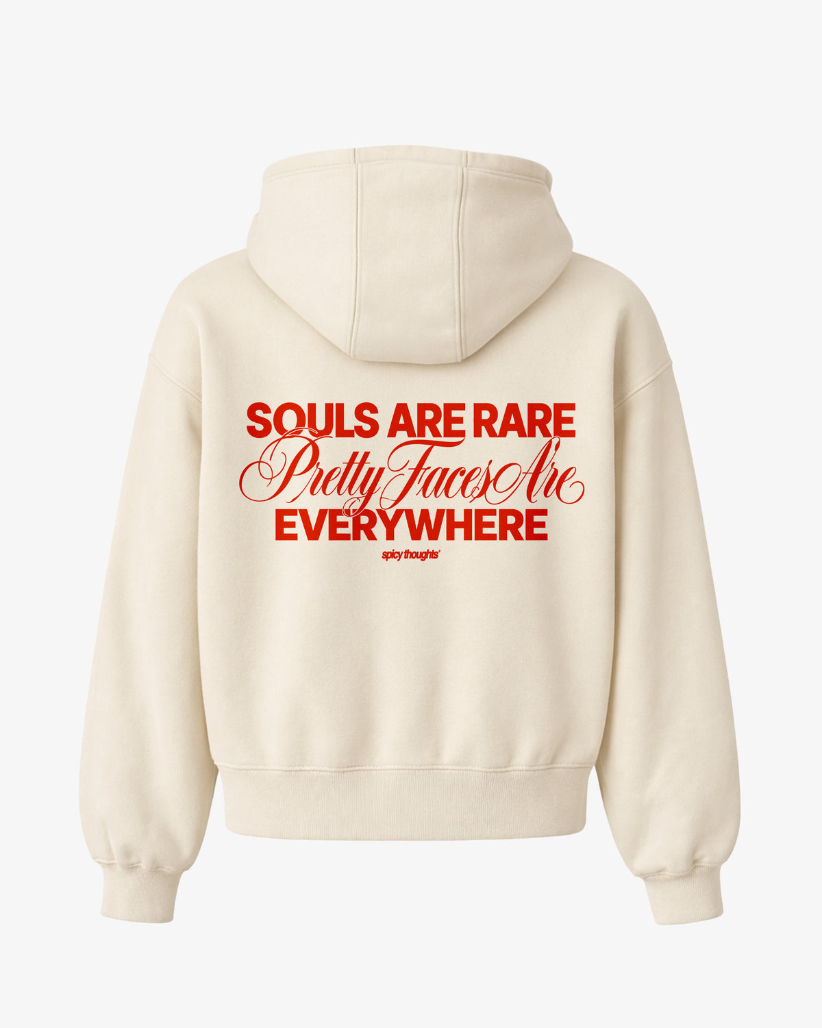 Oversized Hoodie - Good souls are rare. Pretty faces are everywhere