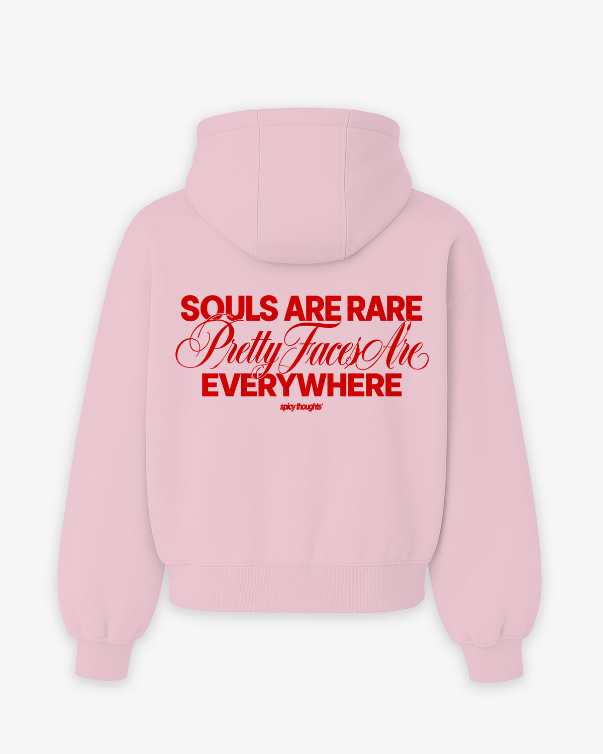 Oversized Hoodie - Good souls are rare. Pretty faces are everywhere