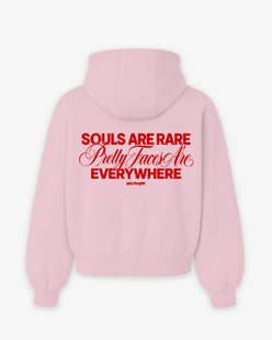 Oversized Hoodie - Good souls are rare. Pretty faces are everywhere
