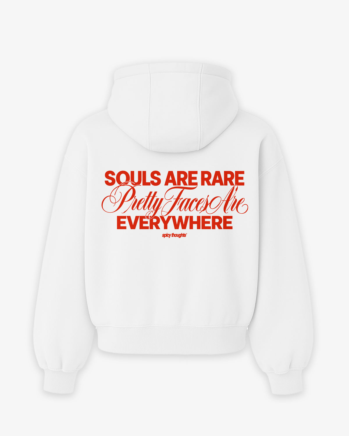 Oversized Hoodie - Good souls are rare. Pretty faces are everywhere
