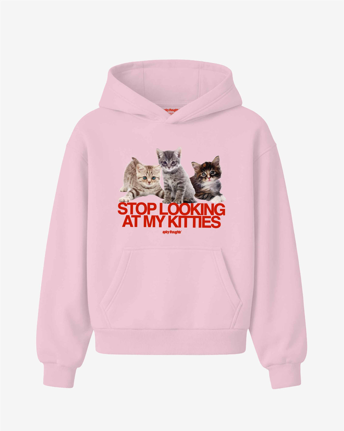 Oversized Hoodie - Stop Looking At My Kitties
