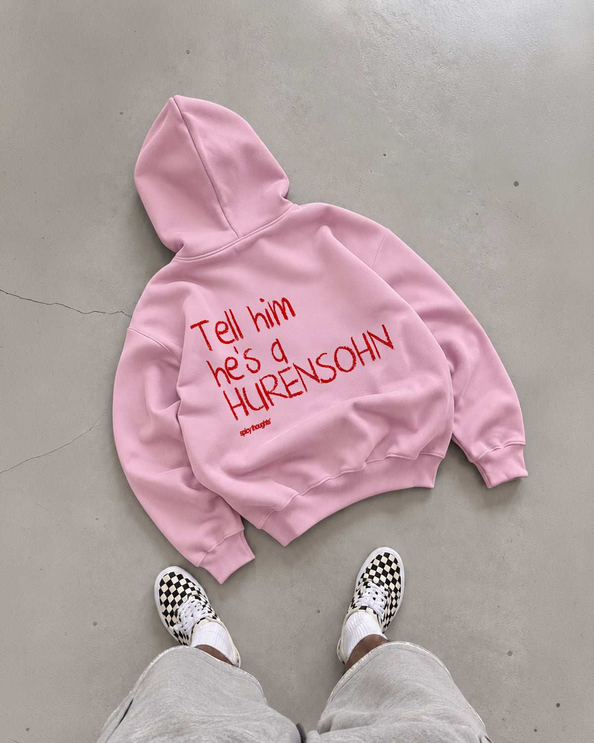 Oversized Hoodie - Tell Him He’s A Hurensohn