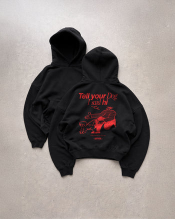 Oversized Hoodie - Tell Your Dog I Said Hi