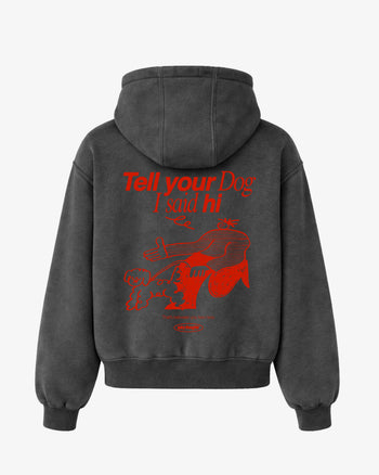 Oversized Hoodie - Tell Your Dog I Said Hi
