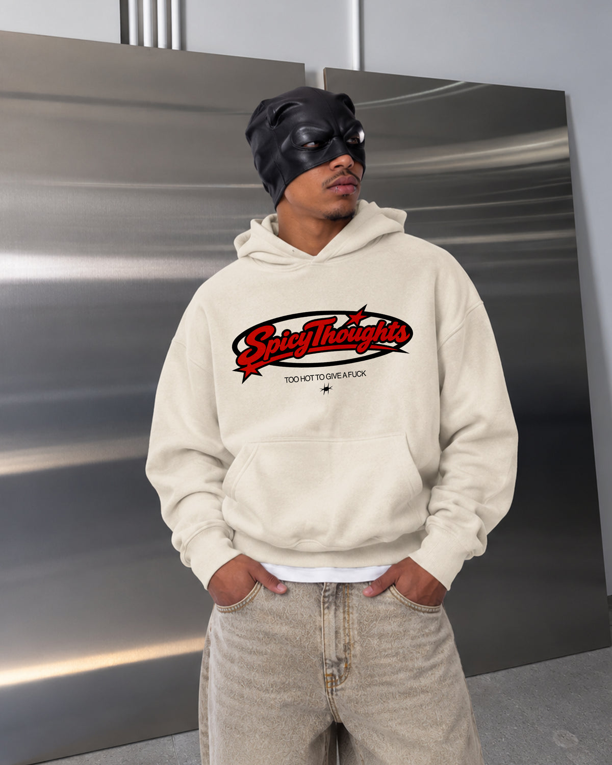Oversized Hoodie - Too Hot To Give A Fuck