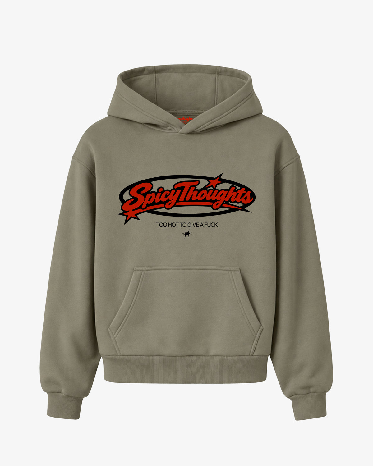 Oversized Hoodie - Too Hot To Give A Fuck