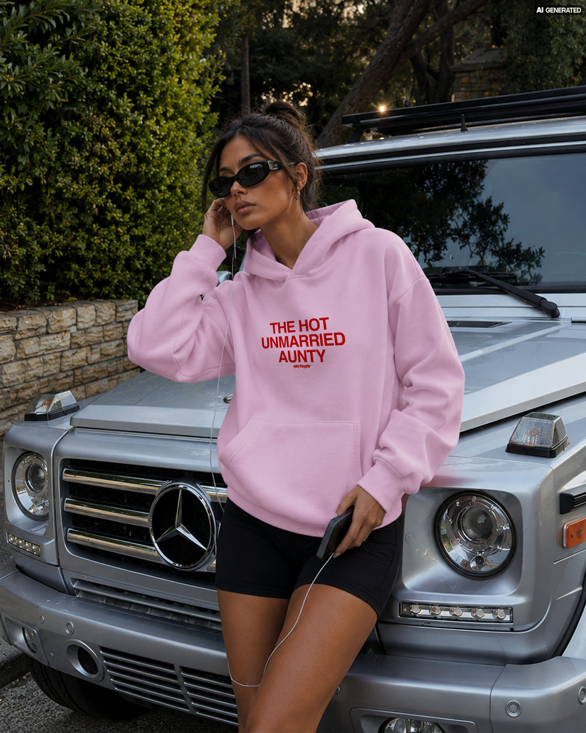 Oversized Hoodie Girls - The Hot Unmarried Aunty