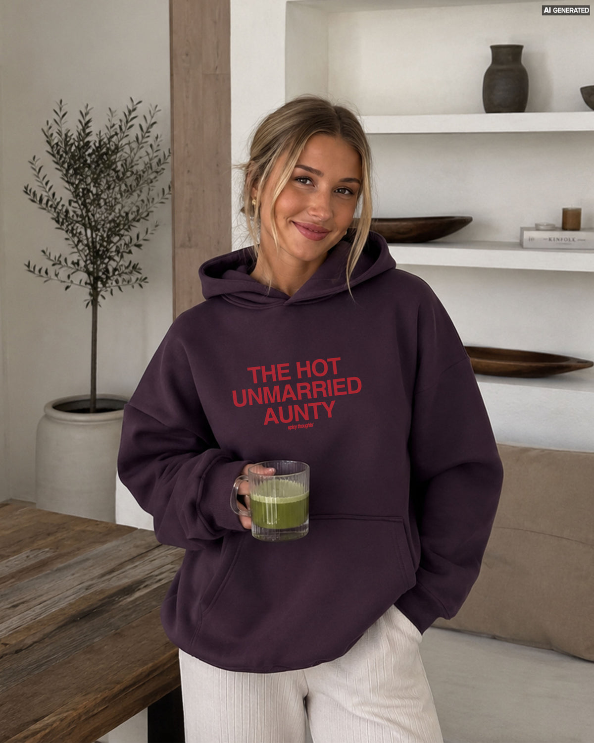 Oversized Hoodie Girls - The Hot Unmarried Aunty