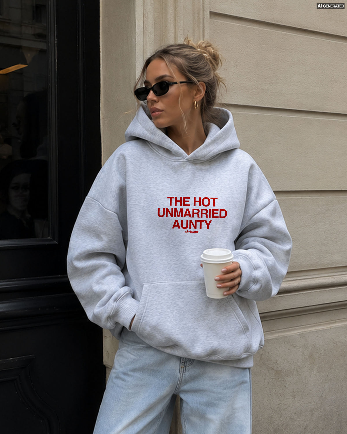 Oversized Hoodie Girls - The Hot Unmarried Aunty