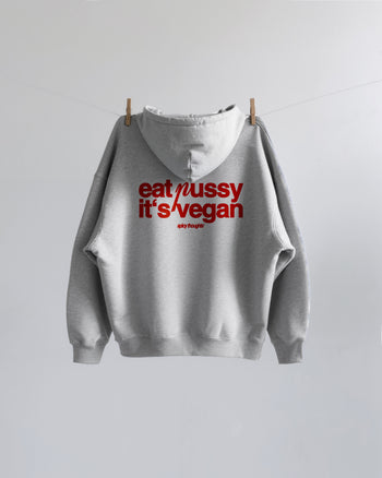 Oversized Hoodie - Eat Pussy It’s Vegan