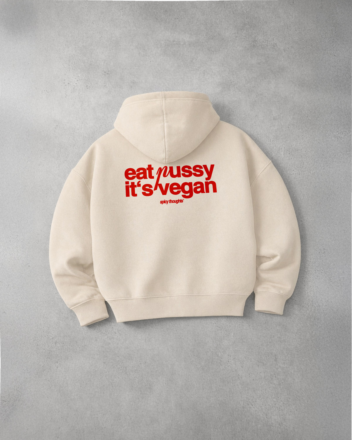 Oversized Hoodie - Eat Pussy It’s Vegan