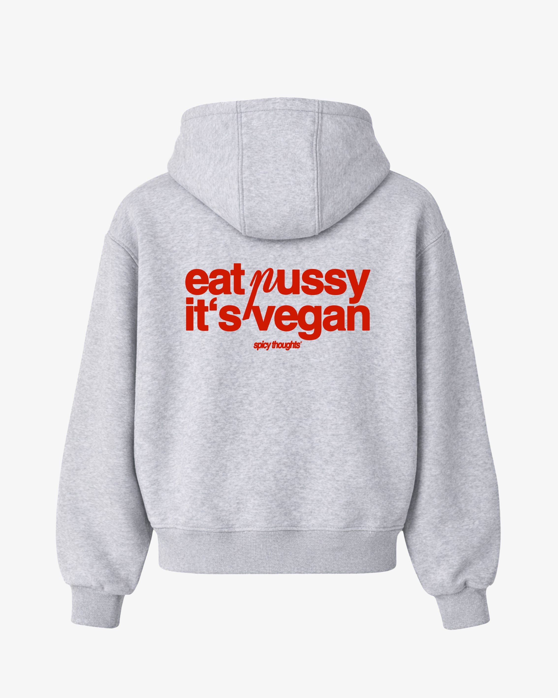 Oversized Hoodie - Eat Pussy It's Vegan – Spicy Thoughts