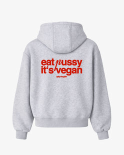 Oversized Hoodie - Eat Pussy It’s Vegan