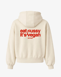 Oversized Hoodie - Eat Pussy It’s Vegan