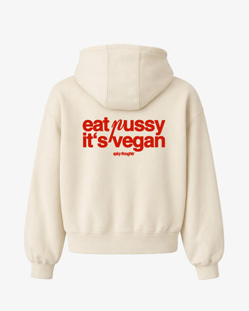 Oversized Hoodie - Eat Pussy It’s Vegan