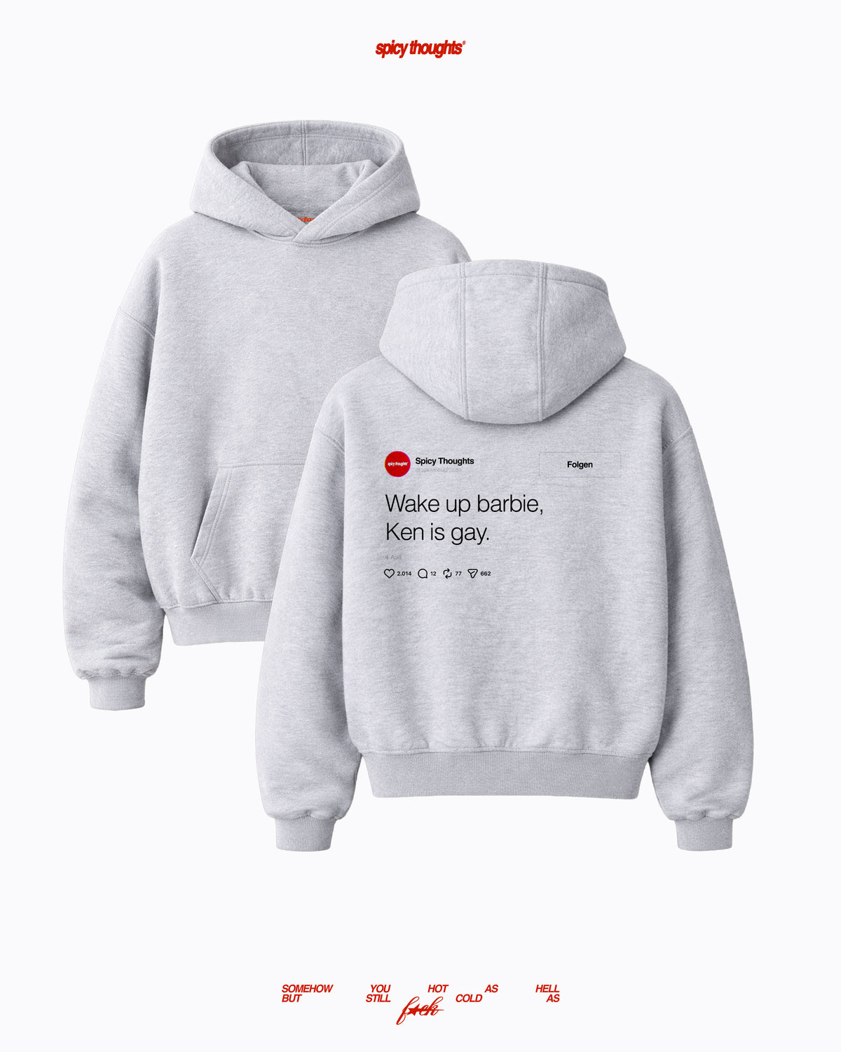 Oversized Hoodie - Wake Up Barbie "Feed"
