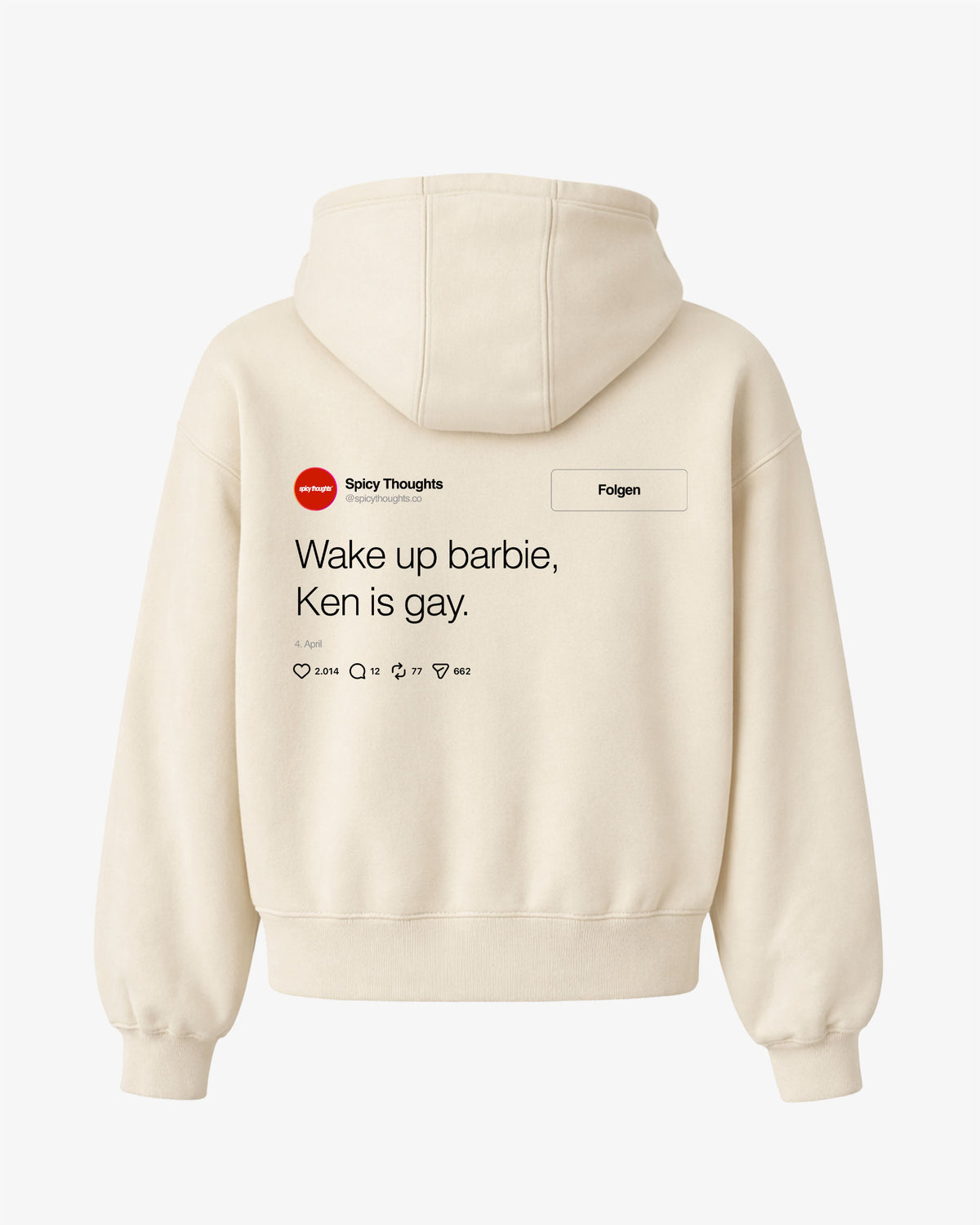 Oversized Hoodie - Wake Up Barbie "Feed"