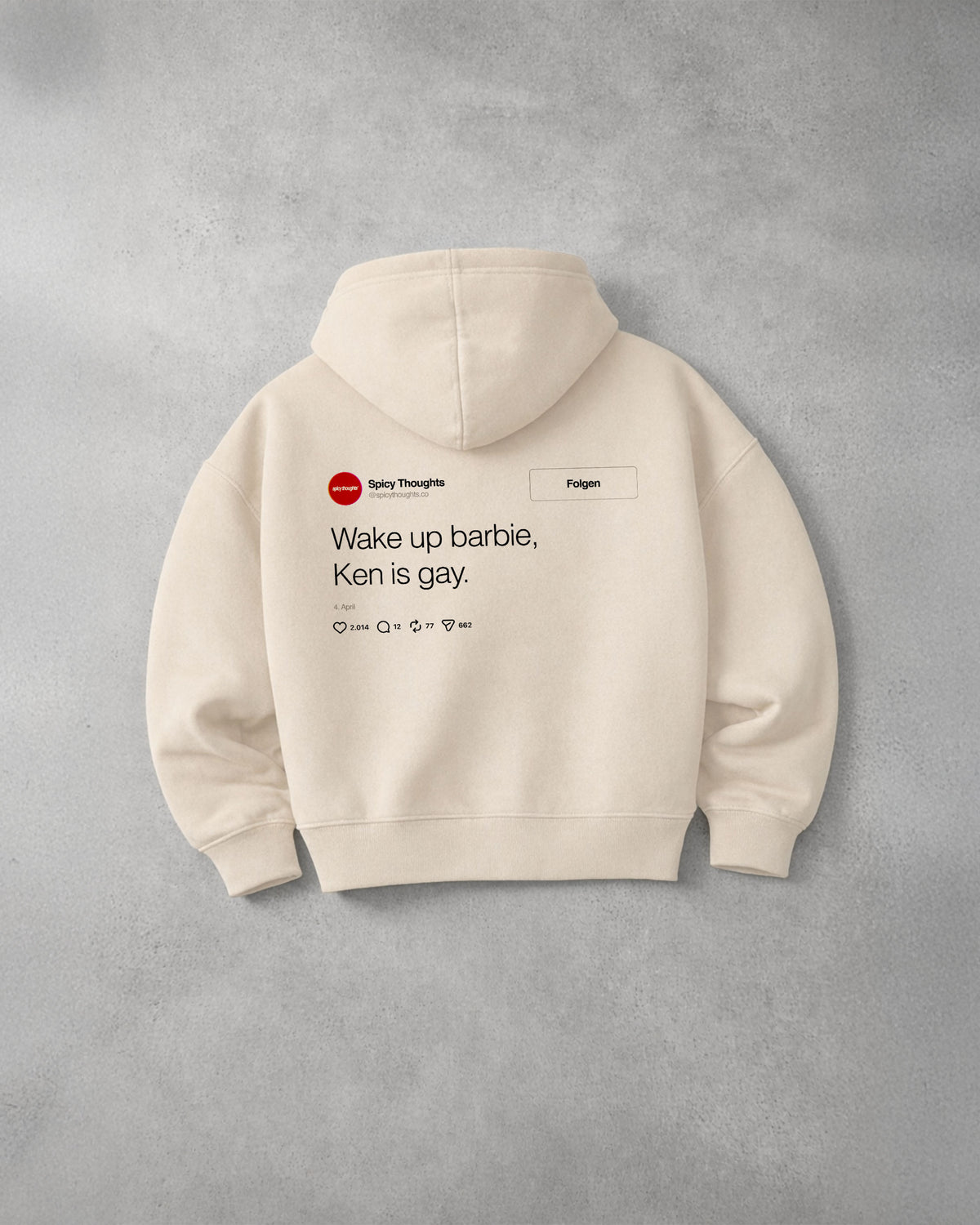 Oversized Hoodie - Wake Up Barbie "Feed"