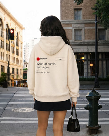 Oversized Hoodie - Wake Up Barbie "Feed"