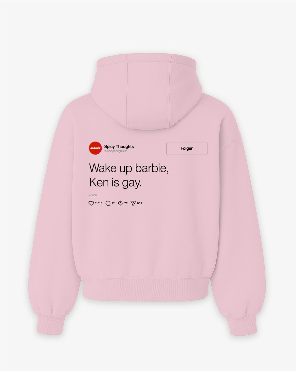 Oversized Hoodie - Wake Up Barbie "Feed"