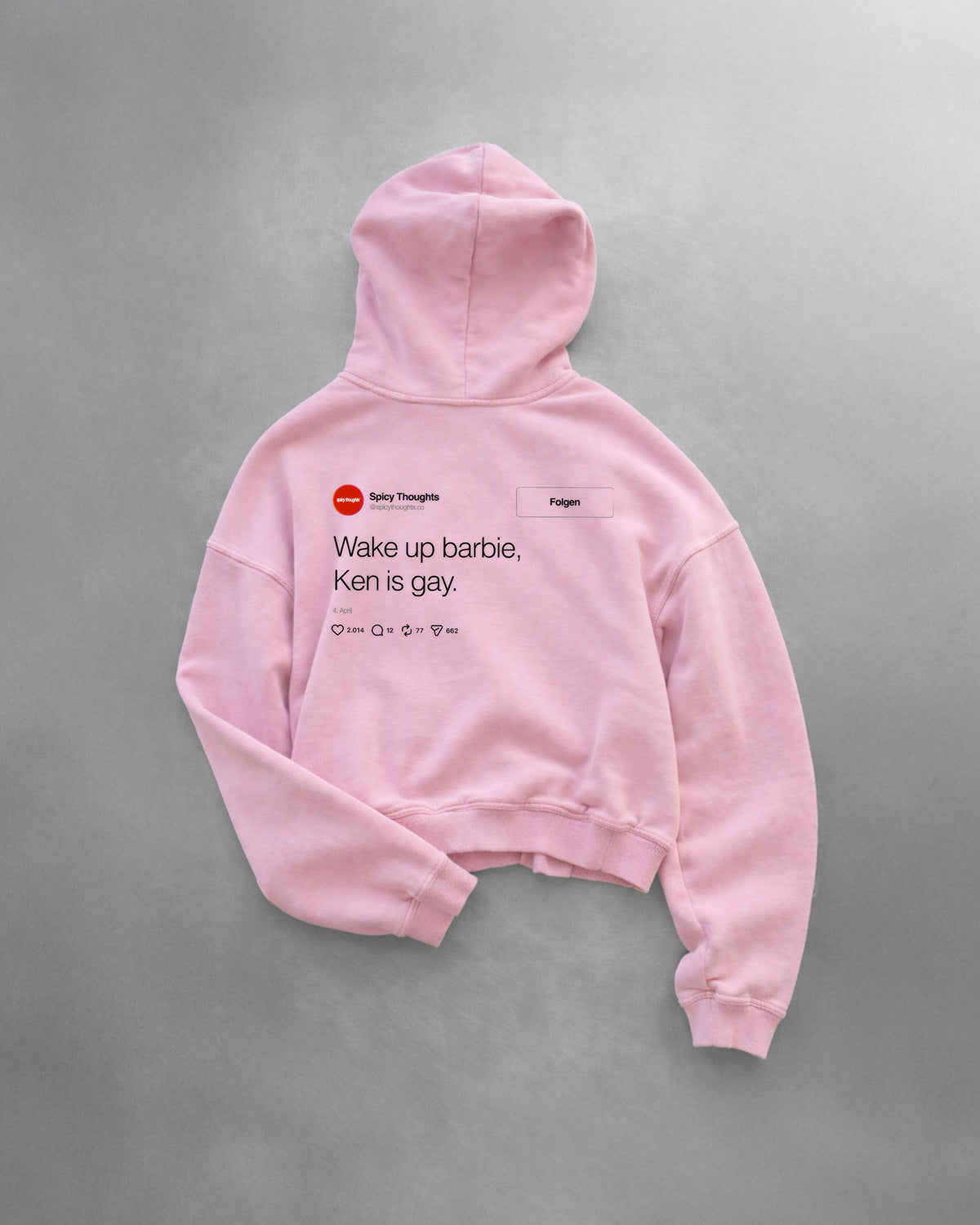 Oversized Hoodie - Wake Up Barbie "Feed"