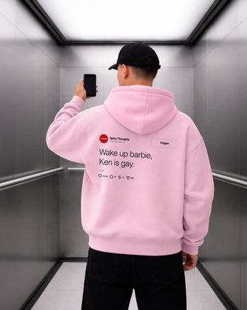 Oversized Hoodie - Wake Up Barbie "Feed"