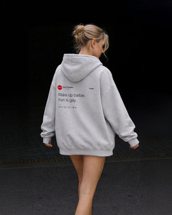 Oversized Hoodie - Wake Up Barbie "Feed"