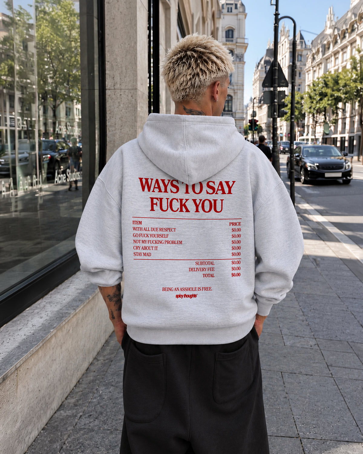 Oversized Hoodie - Ways To Say Fuck You
