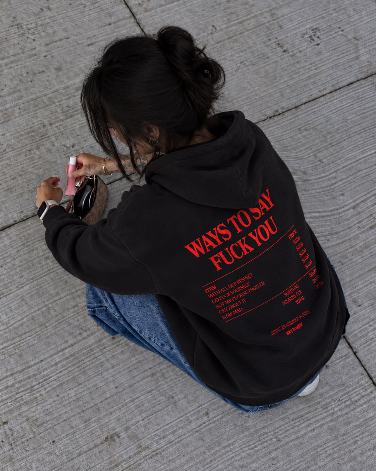 Oversized Hoodie - Ways To Say Fuck You