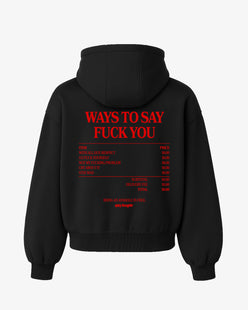 Oversized Hoodie - Ways To Say Fuck You