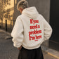 Oversized Hoodie - If you need a problem, I’m here