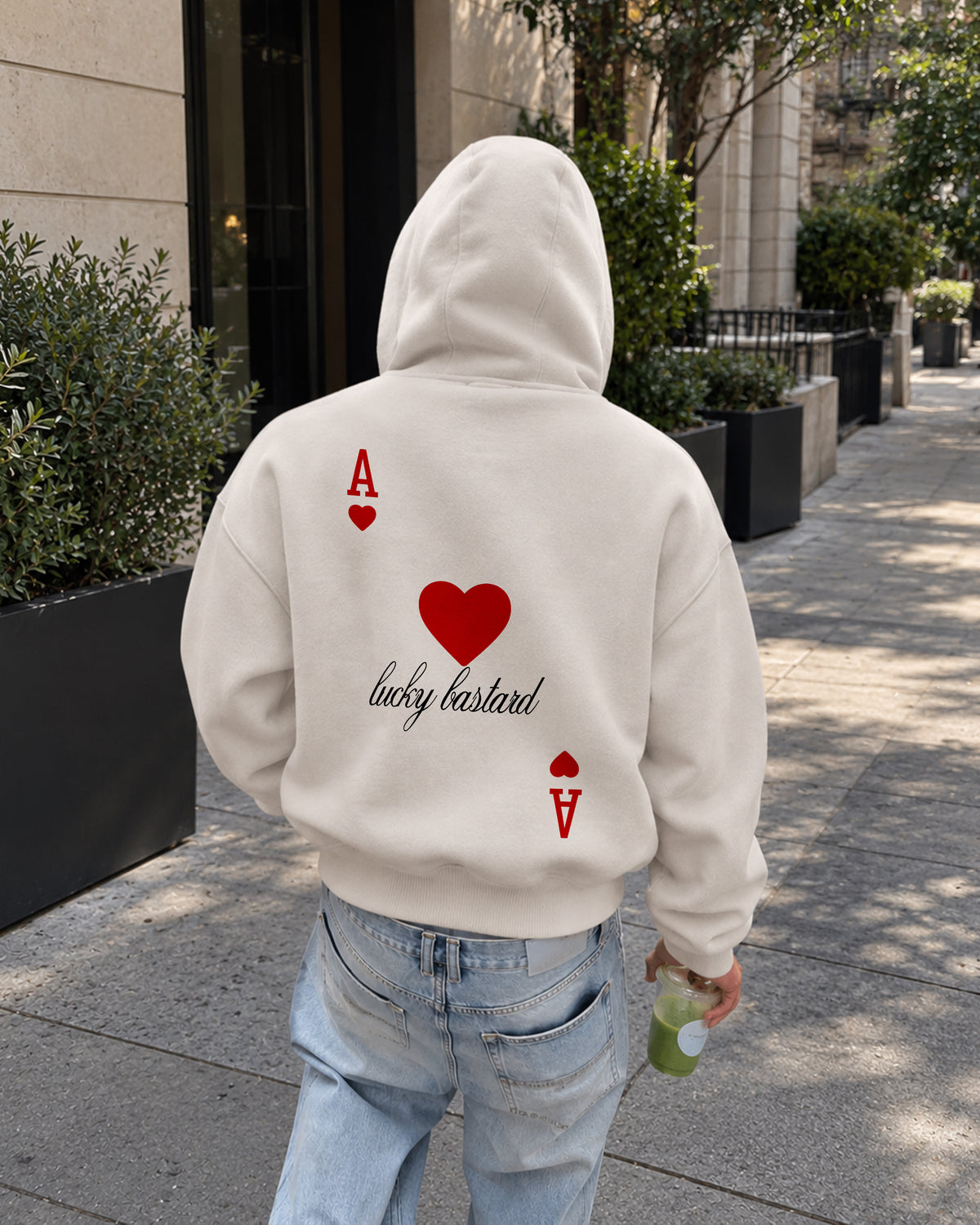 Oversized Hoodie - Lucky Bastard