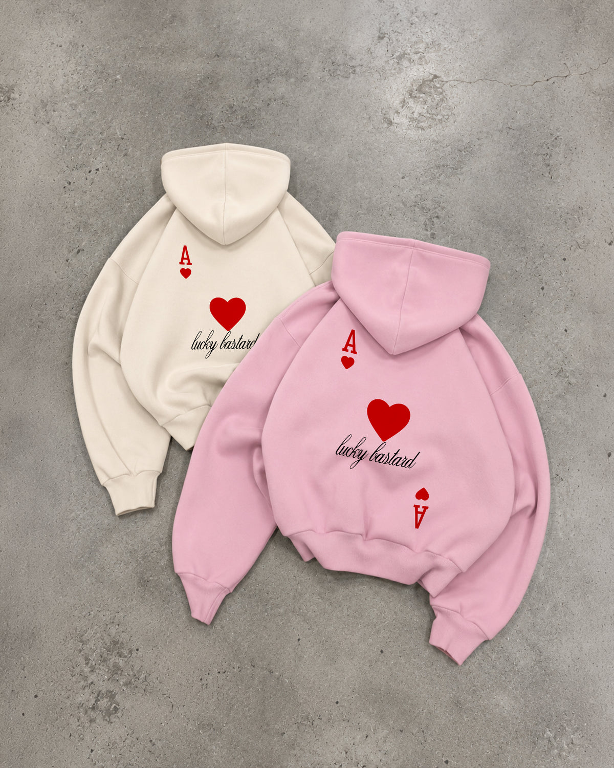Oversized Hoodie - Lucky Bastard