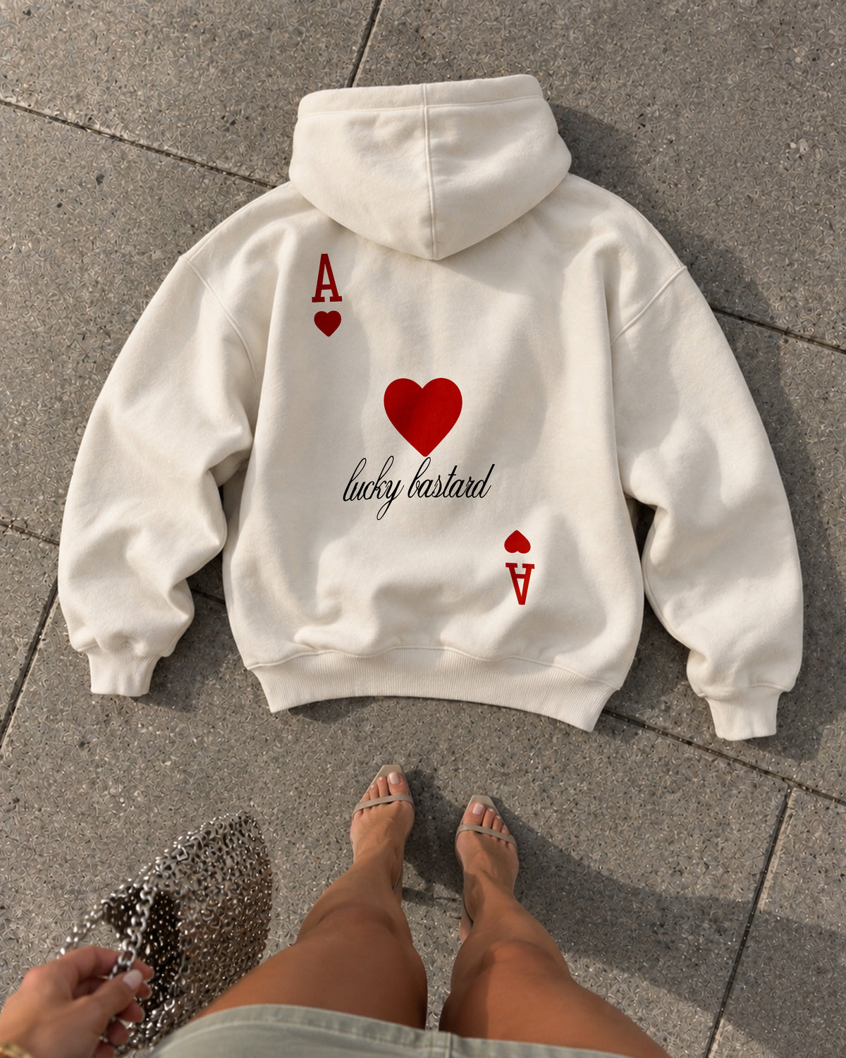 Oversized Hoodie - Lucky Bastard