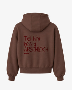 Oversized Hoodie - Tell him he’s an Arschloch
